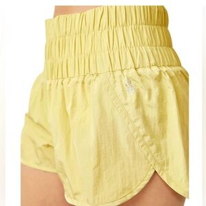 Free People Fp Movement The Way Home Shorts Pomelo Yellow